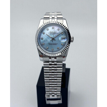 Custom Seiko Mod • Ice Pearl Diamond DateJust • 36mm